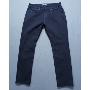 DU/ER Jeans Men's 33 X 32" Fits 34" L2X Relaxed Taper Black Stretch Comfort